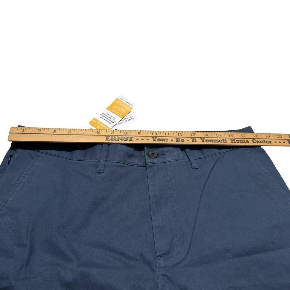 NWT J.CREW Flex TruTemp 365 Men's 35x32 Slim Fit Chino Pants Blue Casual Golf